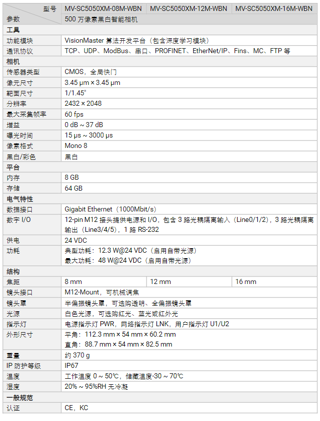 海康MV-SC5050XM-08M/12M/16M 500萬像素黑白智能相機參數.png